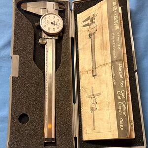 Dial Caliper Depth Gauge - Stainless Steel, Silver